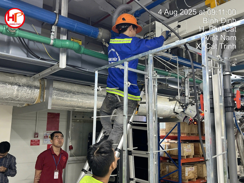 Hình ảnh thi công thực tế các công trình - Nhà Thầu Cơ Điện Hoàng Phát - Công Ty TNHH Kỹ Thuật - Công Nghệ Hoàng Phát